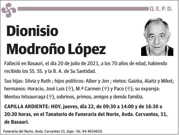 Dionisio Modroño López