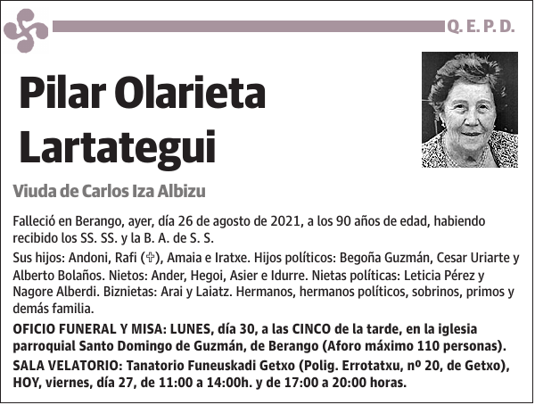 Pilar Olarieta Lartategui