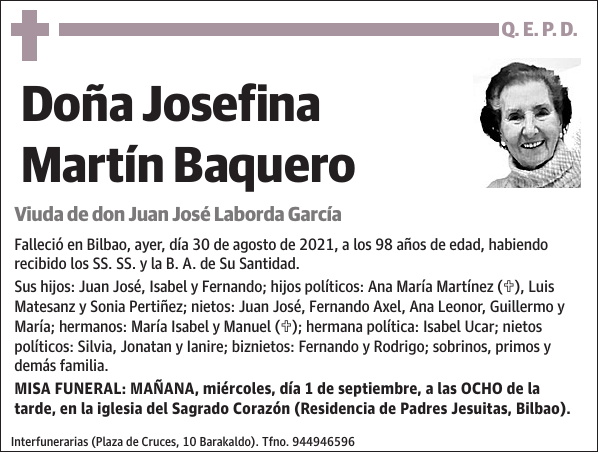 Josefina Martín Baquero