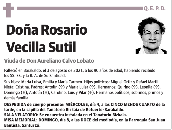 Rosario Vecilla Sutil