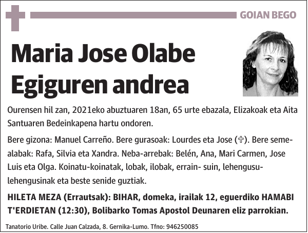 Maria Jose Olabe Egiguren