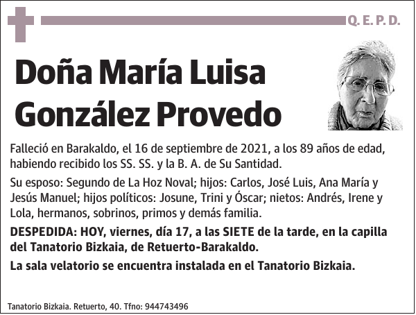 María Luisa González Provedo