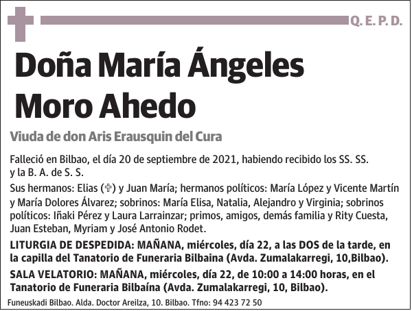 María Ángeles Moro Ahedo