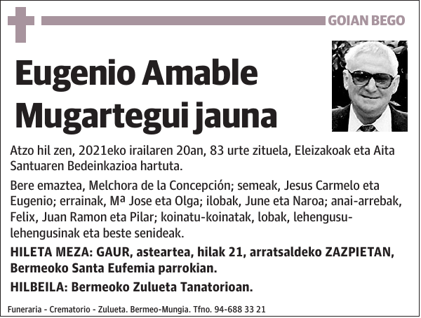 Eugenio Amable Mugartegui