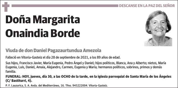 Margarita Onaindia Borde