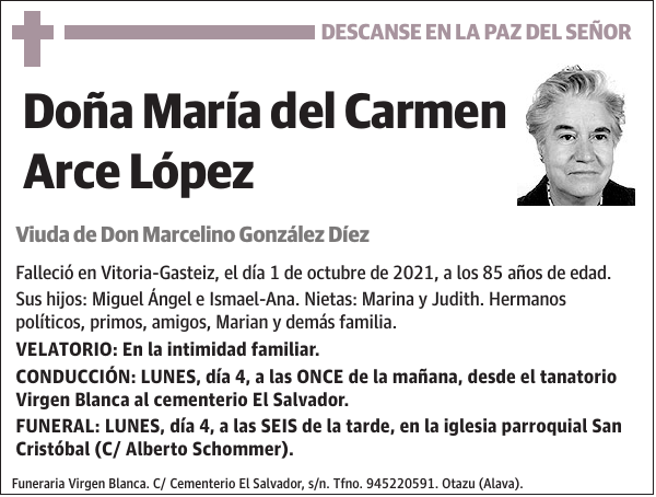 María del Carmen Arce López