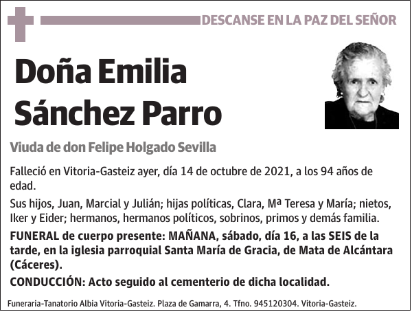 Emilia Sánchez Parro