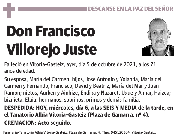 Francisco Villorejo Juste