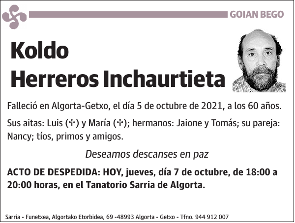 Koldo Herreros Inchaurtieta