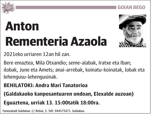 Anton Rementeria Azaola