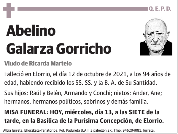 Abelino Galarza Gorricho