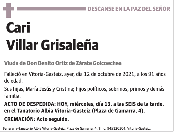 Cari Villar Grisaleña