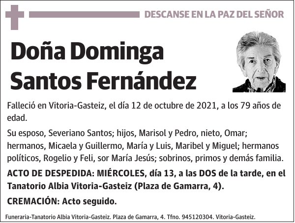 Dominga Santos Fernández