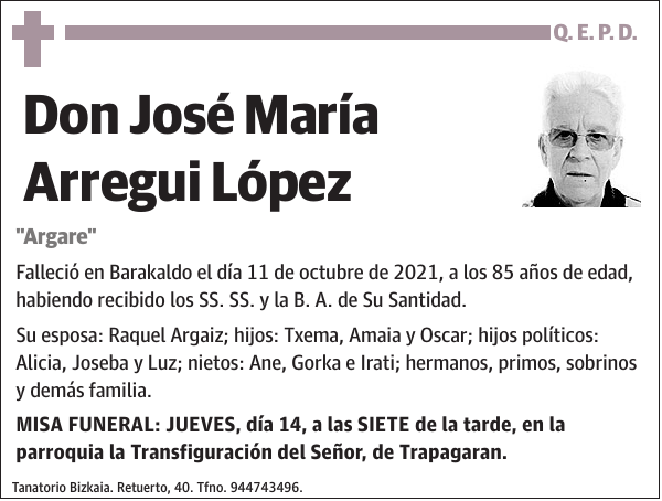 José María Arregui López