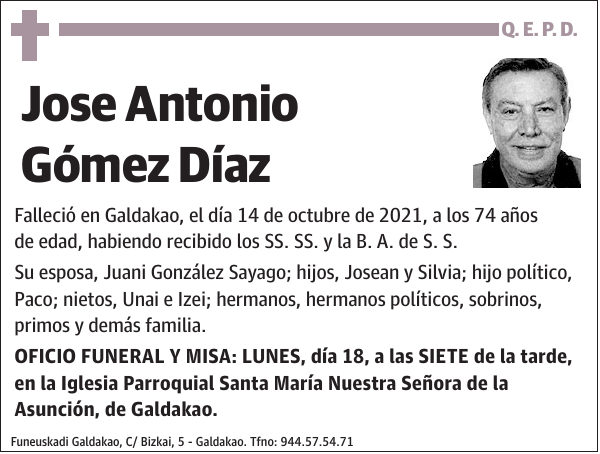 Jose Antonio Gómez Díaz