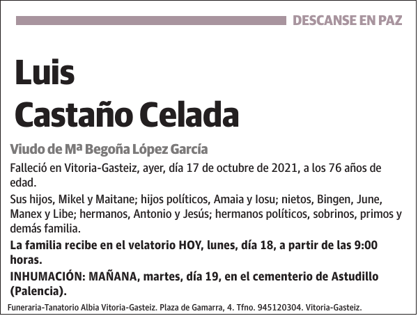 Luis Castaño Celada