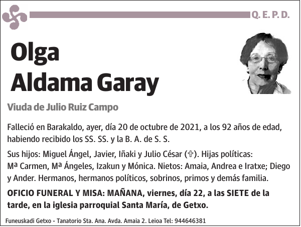 Olga Aldama Garay