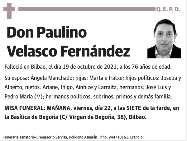 Paulino Velasco Fernández