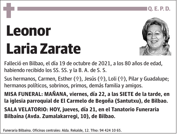 Leonor Laria Zarate