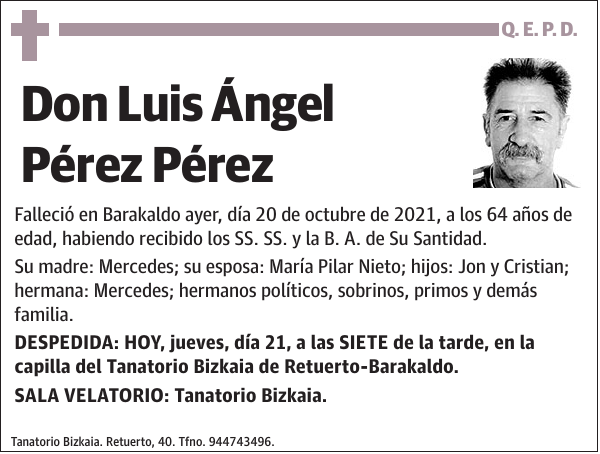Luis Ángel Pérez Pérez