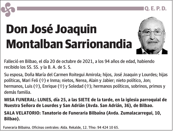 José Joaquin Montalban Sarrionandia