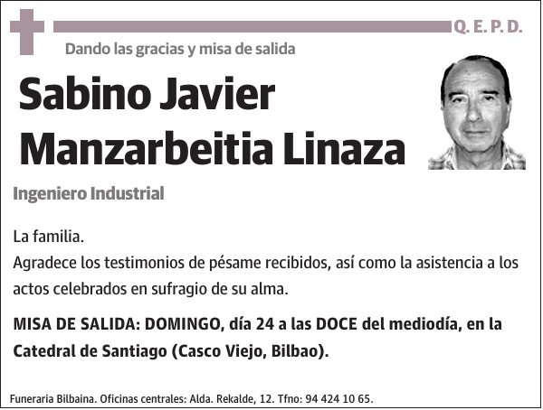 Sabino Javier Manzarbeitia Linaza