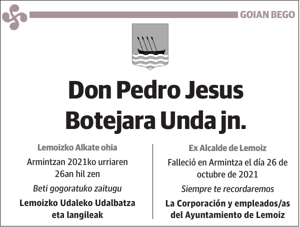 Pedro Jesus Botejara Unda jn.