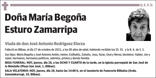 María Begoña Esturo Zamarripa
