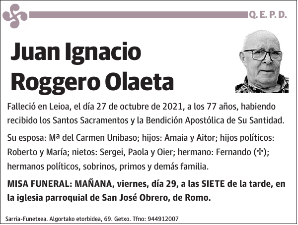 Juan Ignacio Roggero Olaeta