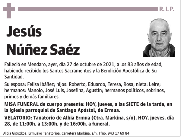 Jesús Núñez Saéz