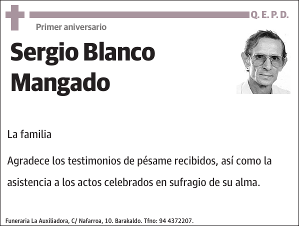 Sergio Blanco Mangado