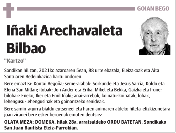Iñaki Arechavaleta Bilbao
