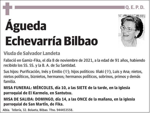 Águeda Echevarría Bilbao