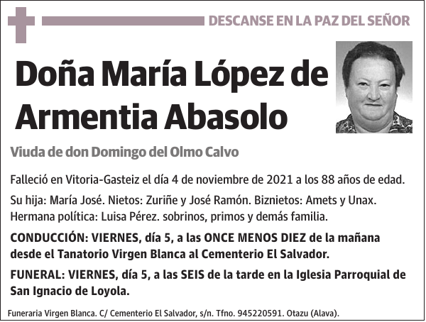 María López de Armentia Abasolo