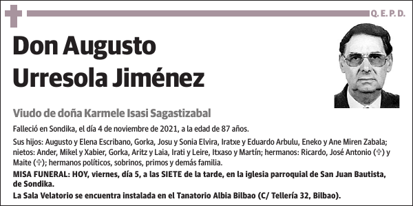 Augusto Urresola Jiménez