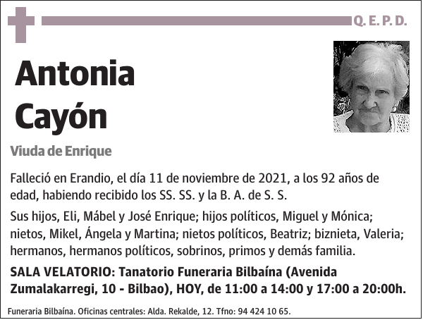 Antonia Cayón