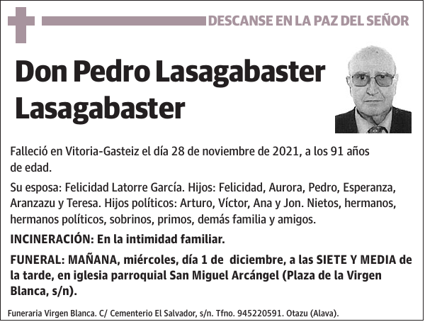 Pedro Lasagabaster Lasagabaster