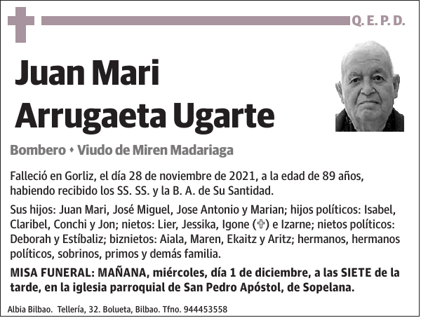 Juan Mari Arrugaeta Ugarte