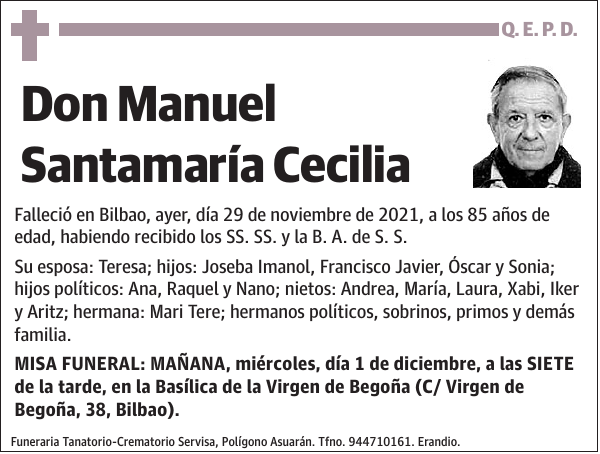 Manuel Santamaría Cecilia