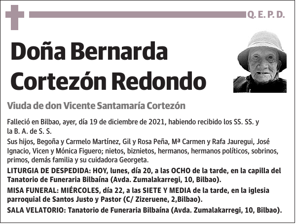 Bernarda Cortezón Redondo