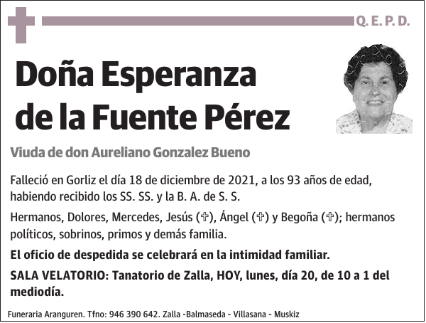 Esperanza de la Fuente Pérez