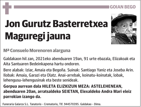 Jon Gurutz Basterretxea Maguregi