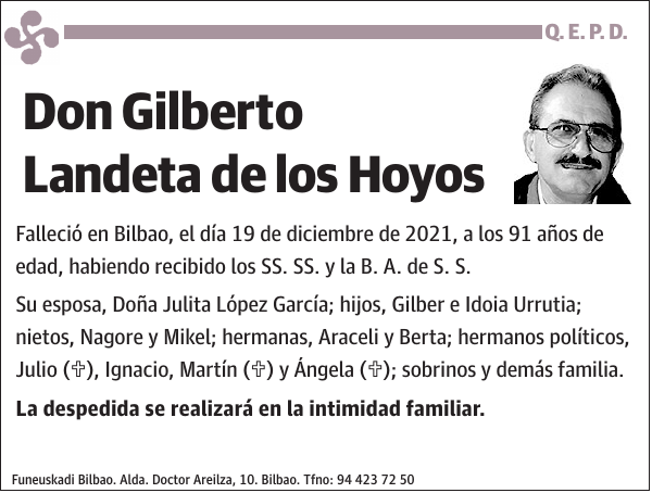 Gilberto Landeta de los Hoyos
