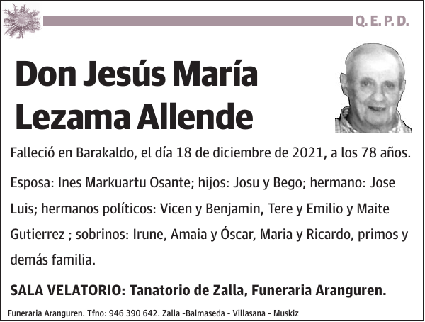 Jesús María Lezama Allende