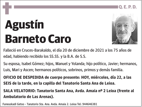 Agustín Barneto Caro