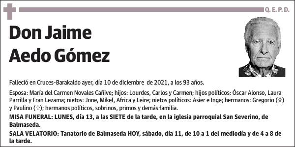 Jaime Aedo Gómez