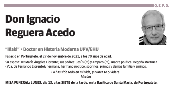 Ignacio Reguera Acedo