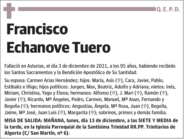 Francisco Echanove Tuero