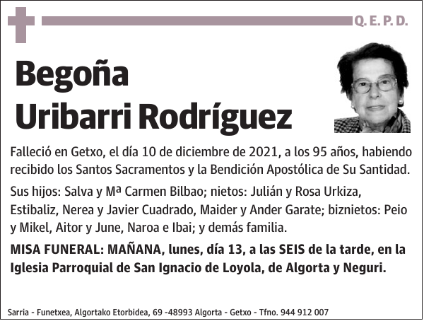 Begoña Uribarri Rodríguez