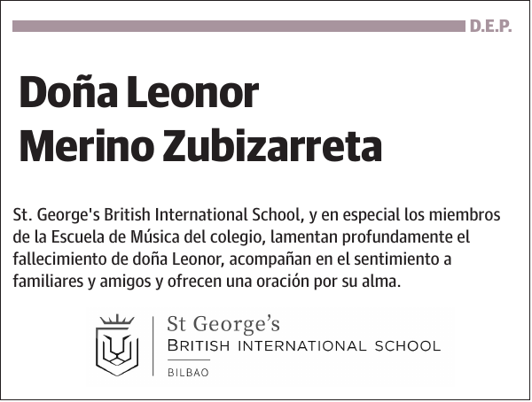 Leonor Merino Zubizarreta